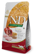 Сухий корм для кішок Farmina N&D Ancestral Grain Cat Adult Neutered Chicken & Pomegranate для стерилізованих з куркою та гранатом