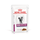 Вологий корм для кішок Royal Canin Renal Feline Fish Pouches