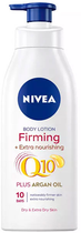 Молочко для тіла Nivea Q10 + Argan Oil Firming Body Milk 400 мл (4005900862389) - зображення 1