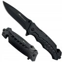 Рятувальний Спасательный Многофункциональный Складной Нож JB Tacticals FINKA SURVIWAL 01 Черный - изображение 1
