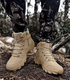 Военно-тактические водонепроницаемые кожаные ботинки COYOT и согревающие стельки 10 пар 42 р. - изображение 9