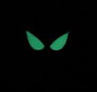 Шеврон флюорисцентний Людина павук 8х4см, світиться в темряві - зображення 3