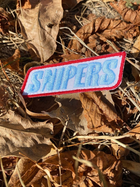 Шеврон флюорисцентний Снайпер Snipers 8х4см, світиться в темряві - изображение 2