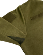 Кофта Tactic4Profi флис хаки с капюшоном с вышивкой Орнамент№2 р. S (44) - изображение 5