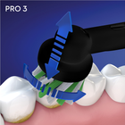 Набір електричних зубних щіток Oral-B Pro3 3900 CrossAction Black+White - зображення 5