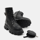 Жіночі черевики високі Sinsay 6834K-99X 39 25 см Чорні (5904841333271) - зображення 3