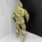 Чоловічий Зимовий Костюм на синтепоні sub zero / Водовідштовхувальна Куртка + Штани з підтяжками піксель розмір 2XL - зображення 2