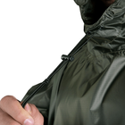 Прочный Пончо - Дождевик CamoTec PILGRIM с капюшоном и проклеенными швами / Водозащитный плащ Rip-Stop олива - изображение 5