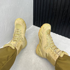 Мужские Нубуковые Ботинки на подошве NUBES I-RUBBER / Водонепроницаемые Берцы VANEDA койот размер 44 - изображение 5