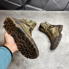 Мужские демисезонные Ботинки с Мембраной / Нубуковые Берцы на протекторной подошве пиксель размер 40 - изображение 7