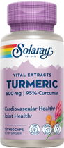 Suplement diety Solaray Turmeric 600 mg 30 vegan kapsułek (0076280629309) - obraz 1