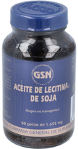 Натуральна харчова добавка GSN Aceite Lecitina 1200 мг 80 капсул (8426609020072) - зображення 1