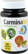 Натуральна харчова добавка Herdibel Carminabel 450 мг 60 капсул (8436024231373) - зображення 1