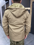 Куртка мужская зимняя WOLFTRAP, Softshell, цвет Бежевый, размер L, зимняя мужская куртка софтшелл - изображение 2