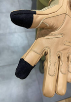 Перчатки тактические Defcon 5 с защитой от ожогов, Койот, размер M, Glove Nomex/Kevlar Folgore 2010 - изображение 6