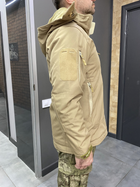 Куртка тактическая WOLFTRAP Softshell, цвет Койот, размер XL, зимняя мужская куртка софтшелл для военных - изображение 3