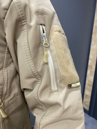 Куртка тактическая WOLFTRAP Softshell, цвет Койот, размер XL, зимняя мужская куртка софтшелл для военных - изображение 4