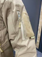 Куртка тактична WOLFTRAP Softshell, колір Койот, розмір M, зимова чоловіча куртка софтшел для військових - зображення 4
