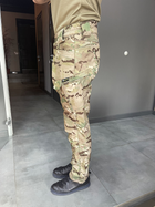 Штани тактичні зимові Wolftrap, SoftShell з флісом, розмір 3XL, Мультикам, штани для військових софтшел - зображення 3