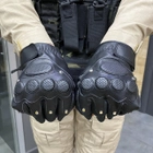 Перчатки тактические Беспальцевые, размер М, цвет Черный, Yakeda gv-25 - изображение 3