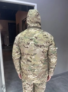 Куртка тактична зимова Softshell, Wolftrap, Мультикам, розмір XXL, тепла зимова куртка для військових софтшелл - зображення 3