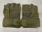 Перчатки тактические Беспальцевые Schiek Mechanix, США, цвет Олива, размер M - изображение 3