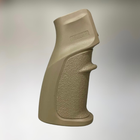 Рукоятка пистолетная прорезиненная для AR15 DLG TACTICAL (DLG-106), цвет Койот, с отсеком для батареек (241880) - изображение 1
