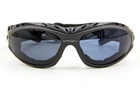 Окуляри спортивні тактичні захисні окуляри з ущільнювачем Zelart 8006 Black - зображення 2