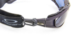 Очки спортивные защитные тактические очки с уплотнителем Zelart 8006 Black - изображение 4