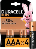 Батарейка Duracell Plus AAA / RL03 / R03 4шт блистер MN2400