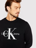 Bluza bez kaptura męska Calvin Klein Jeans J30J320933-BEH M Czarna (8719855868247) - obraz 4