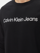 Bluza bez kaptura męska Calvin Klein Jeans J30J322549-BEH M Czarna (8719856759582) - obraz 4