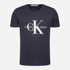 Koszulka męska bawełniana Calvin Klein Jeans J30J320935-CHW M Granatowa (8719855869275) - obraz 5