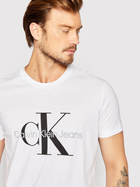Koszulka męska bawełniana Calvin Klein Jeans J30J320935-YAF S Biała (8719855868841) - obraz 4