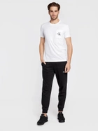 Koszulka męska bawełniana Calvin Klein Jeans J30J320936-YAF S Biała (8719855868568) - obraz 3
