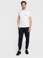 Koszulka męska bawełniana Calvin Klein Jeans J30J320936-YAF XL Biała (8719855868599) - obraz 3