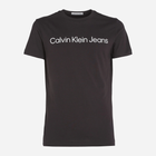 Koszulka męska bawełniana Calvin Klein Jeans J30J322552-BEH L Czarna (8719856760380) - obraz 6