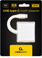 Адаптер-перетворювач Cablexpert USB Type-C multi-adapter Silver (A-CM-HDMIF-02-SV) - зображення 2