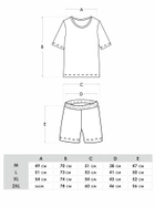 Piżama (t-shirt+spodenki) Yoclub PIA-0030F-A110 XXL Wielokolorowa (5903999458812) - obraz 2