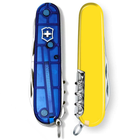 Швейцарський ніж Victorinox HUNTSMAN UKRAINE 91мм/15 функцій, Синьо-жовтий - зображення 6