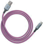 Kabel Ventev USB A-micro-USB 1.2 m Purpule (729198793593) - obraz 1