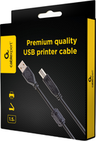 Kabel Cablexpert USB-A - USB-B 2.0 1.5 m (CCFB-USB2-AMBM-1.5M) - obraz 4
