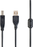 Kabel Cablexpert USB-A - USB-B 2.0 3 m (CCFB-USB2-AMBM-3M) - obraz 2