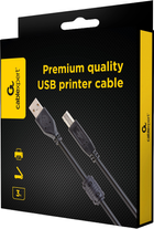 Kabel Cablexpert USB-A - USB-B 2.0 3 m (CCFB-USB2-AMBM-3M) - obraz 4