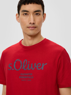 T-shirt męski bawełniany s.Oliver 10.3.11.12.130.2152232-31D1 XL Czerwony (4099975523771) - obraz 4