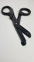 Ножиці атравматичні тактичні 19 см чорні - зображення 3