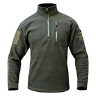 Толстовка флісова Armoline 1/4 Zip TRAVEL DEFENCE Olive. XL - зображення 1