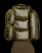 Медичний рюкзак з відсіком під ампульницю та відривними медичними підсумками. - зображення 8