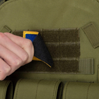 Шеврон патч на липучці "Прапор України з гербом" TY-9926 жовтий-блакитний - зображення 7