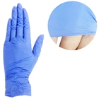 Рукавички нітрилові MediOK BLUE ECO PLUS блакитні 100 шт (0305411) - зображення 1